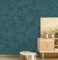 Brico Vinylbehang-Vinylbehang Alba Donker Blauw A53712