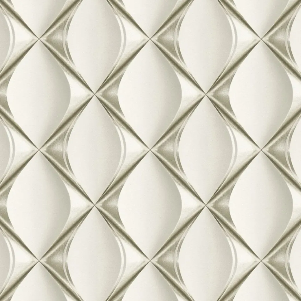 Brico Vinylbehang-Vinylbehang Op Vlies Ttianon Creme 386913
