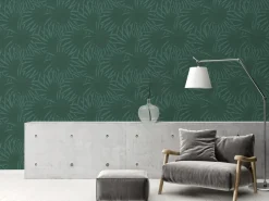 Brico Vinylbehang-Vinylbehang Palmen Groen