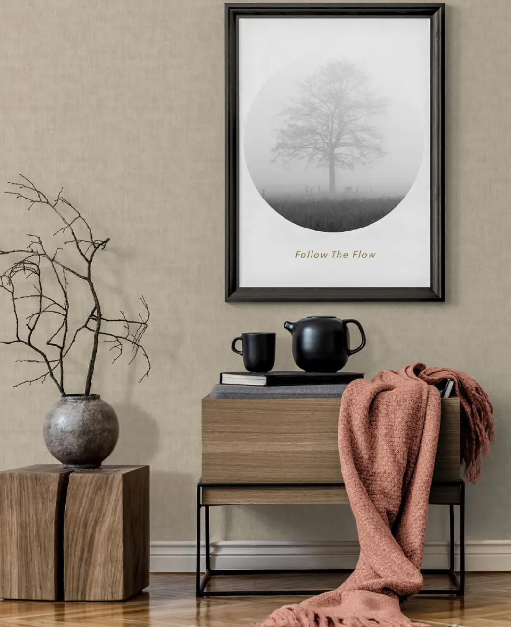 Brico Vinylbehang-Vinylbehang Zander Beige
