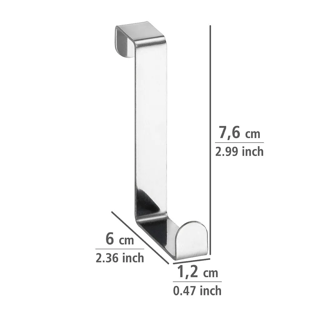 Wenko Deurhaken 6 Stuks Rvs|Brico