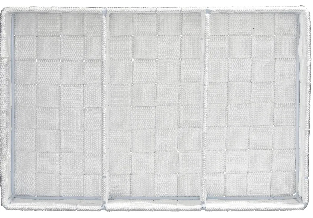 Wenko Organizer Adria 3-Vaks 32X21X10Cm Met Wit|Brico Outlet