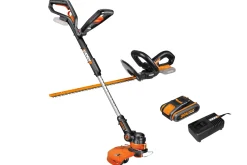 Worx Grastrimmer Op Accu Wg914E 20V + Heggenschaar Op Accu Wg259E.5 20V|Brico