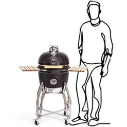 Brico Keramische Barbecue-Yakiniku Kamado Barbecue 16 M + Onderstel