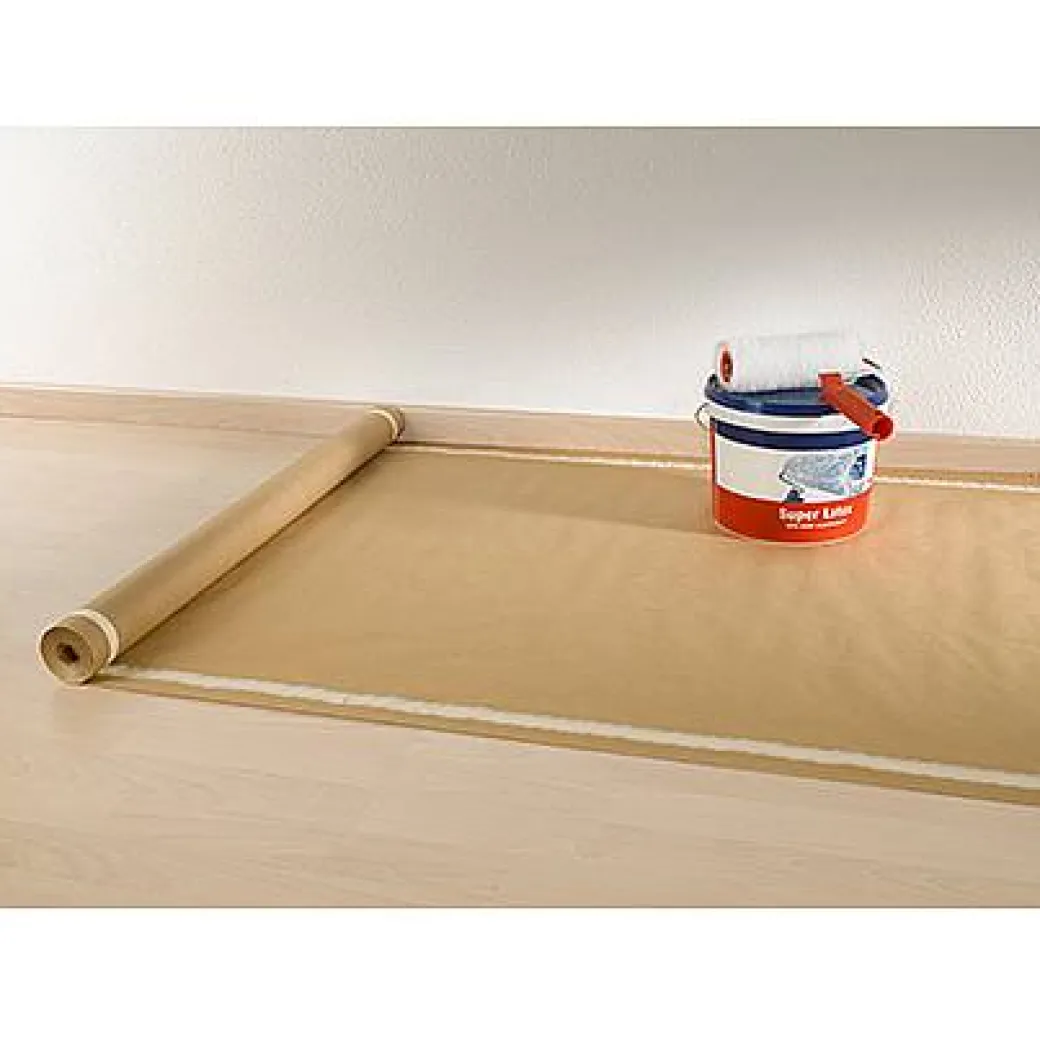 Zelfklevend Afdekpapier Met Afplakband. 90 Cmx22.5 M.|Brico