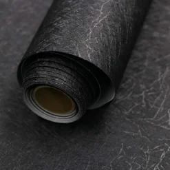 Brico Vinylbehang-Zelfklevend Behang - Vinyl - Zwart Structuur - Graffiato - 122Cmx10M