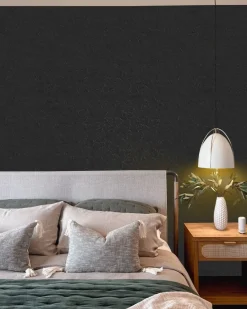 Brico Vinylbehang-Zelfklevend Behang - Vinyl - Zwart Structuur - Graffiato - 122Cmx10M