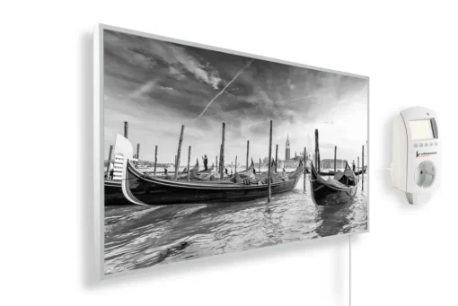 Brico Infrarood & Halogeenradiators<Eurom Infraroodwarmtepaneel Sani 600W Zwart
